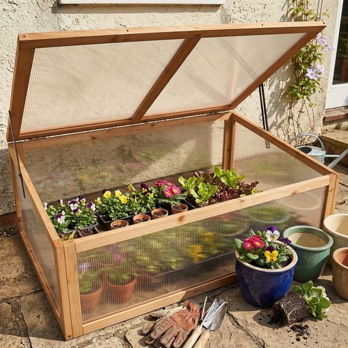 Wooden cold frame mini - wooden,