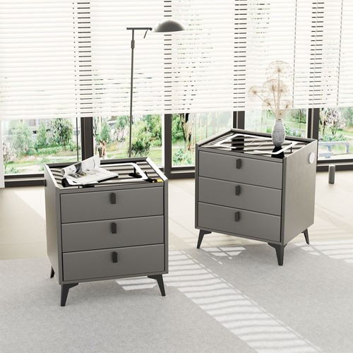 Led bedside table drawers - bedside, 3