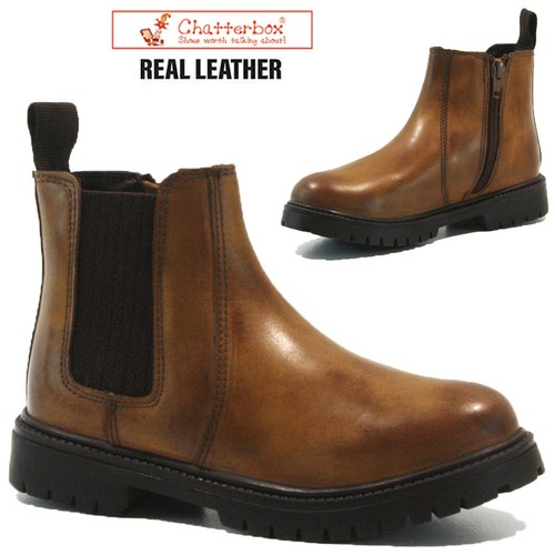 Boys chelsea leather boots - chelsea,