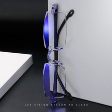 Frameless myopia Short Distance Glasses -1 to -6 UK Near Sighted Stylish Rimless