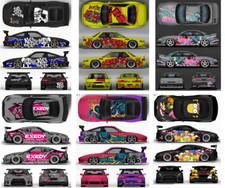 RC Car Sticker Set, Decal