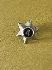 VINTAGE Scout Long Service Lapel Badge - Star  Scouting Metal Number 4 years
