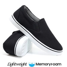 Mens Slip On Casual Canvas
