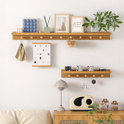 15pcs wooden coat - wooden, pegs