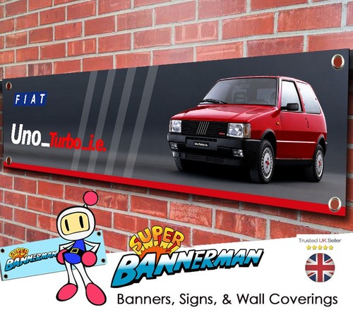 Fiat uno turbo banner - turbo, for