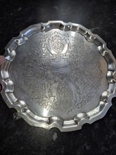 Antique Silver Plated Salver