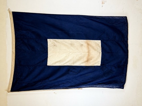 Vintage blue peter maritime - blue,