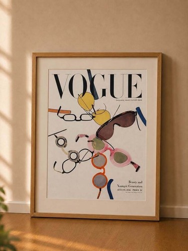 Vintage vogue eyeglasses cover - vogue,