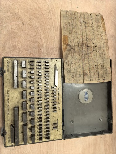Coventry gauge and tool - and,