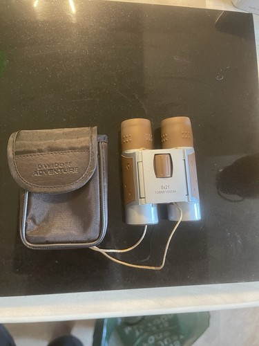 Binoculars and case - and,
