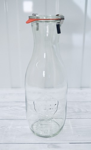 1000ml weck glass juice - glass, carafe