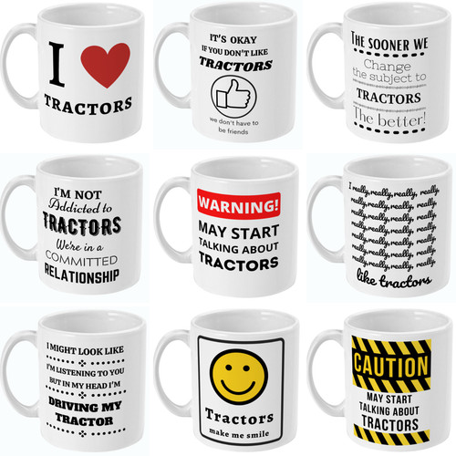 Tractor mug gifts - tractor,