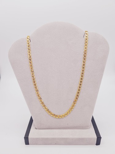 375 9ct yellow gold curb - 9ct,