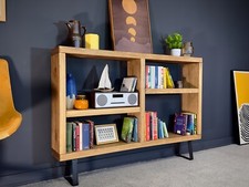 Rustic Bookcase, Low Sideboard