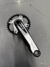Shimano SLX cranks, chain set, FC-M670, BLACKseries by AbsoluteBlack 34T, 175mm