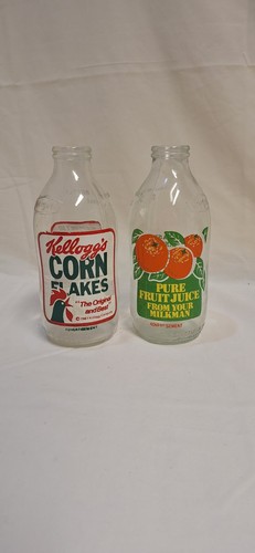 Vintage 1980s glass milk - 2,