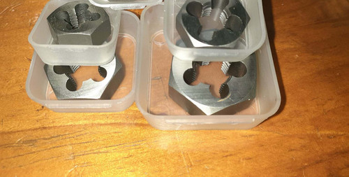 Hss hex die nut set - 4x,
