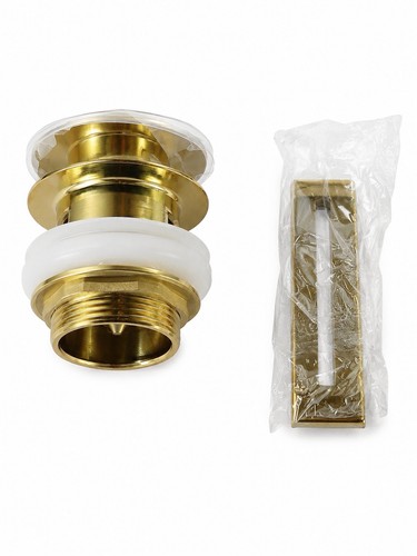 Polished brass bathroom - polished,