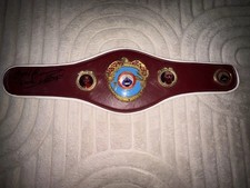 NIGEL BENN SIGNED WBO BELT