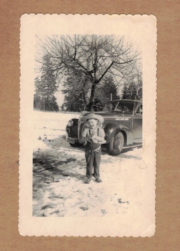 Old photo little boy - old,