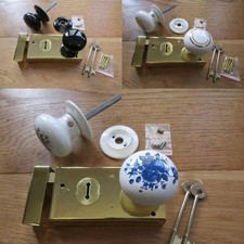 Retro Ceramic door rim knob 5"