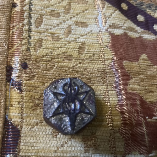 Antique metal seal matrix - antique,