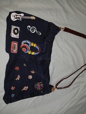  Denim Shoulder Bag Music