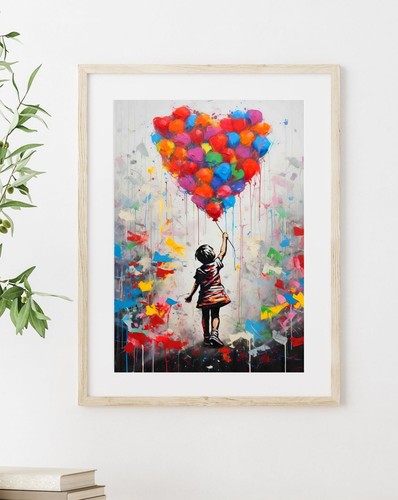 Haert balloon girl banksy - balloon,