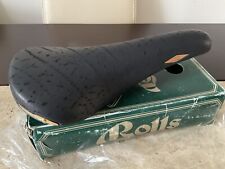 NOS In Box Vintage 1990 Made Italy Vintage San Marco Rolls Black Leather Saddle