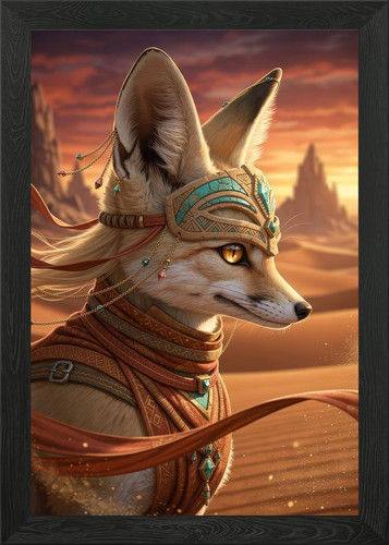 Desert fox warrior - warrior, wall