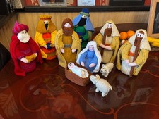 HAND KNITTED NATIVITY SET