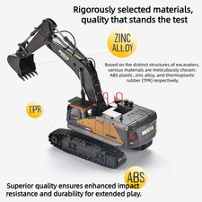 Remote-controlled Alloy Excavator Construction Vehicle Large-scale Model Boy Toy
