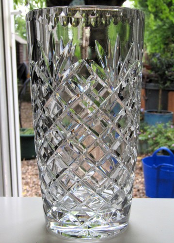 Heavy lead crystal 22cm - lead, tall