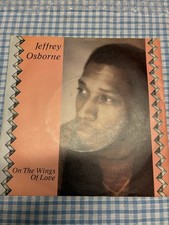 JEFFREY OSBOURNE ON THE WINGS OF LOVE (115) 2 Track 7" Single also Picture Sleev