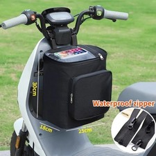 Waterproof Front Bag for Electric Scooter Bike – 600D Oxford Commuter Pouch UK