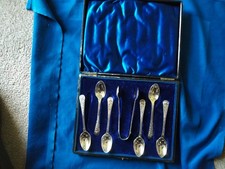 VINTAGE Boxed Set EPNS 6 Tea