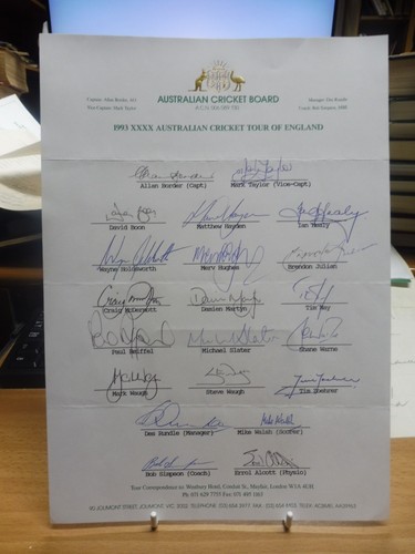 Australian cricket tour - australian,