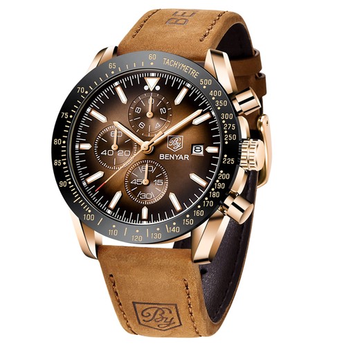 Benyar mens watches analog - benyar,