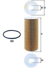 Oil filter MAHLEAUDI A3 (8L1)