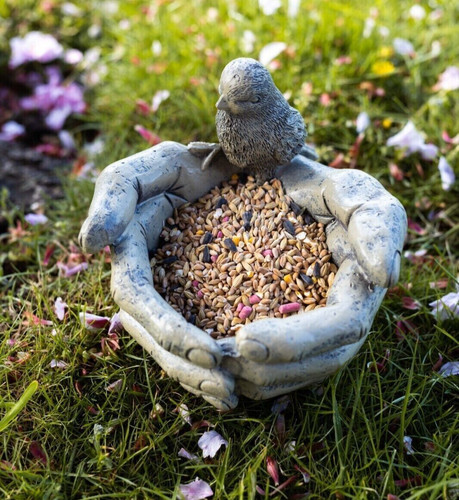 Bird feeder stone effect - feeder,
