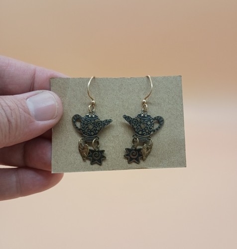 Vintage 1990s earrings cute - vintage,