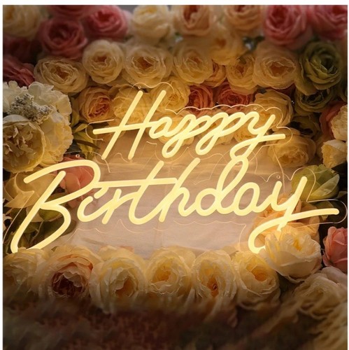 Happy birthday neon sign large - birthday,