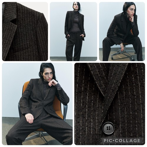 Zara collection pinstripe wool - collection,