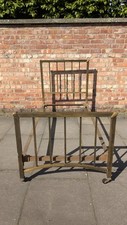 Art Deco Antique Brass Single Bed Frame