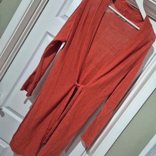Masai longline cardigan burnt - longline,