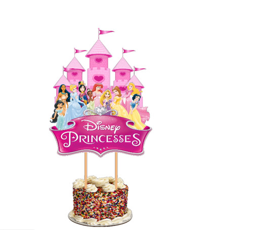 Disney princesses cake topper - princesses,