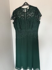 Monsoon Green Monica Lace Midi
