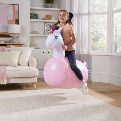 Inflatable unicorn hopper - unicorn,