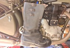 WW2 BRITISH MILITARY DISPATCH RIDERS BOOTS Stamped 1941