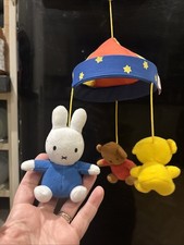 Rare Miffy  Cot Pram Mobile Vintage